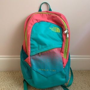 kids north face book bag.